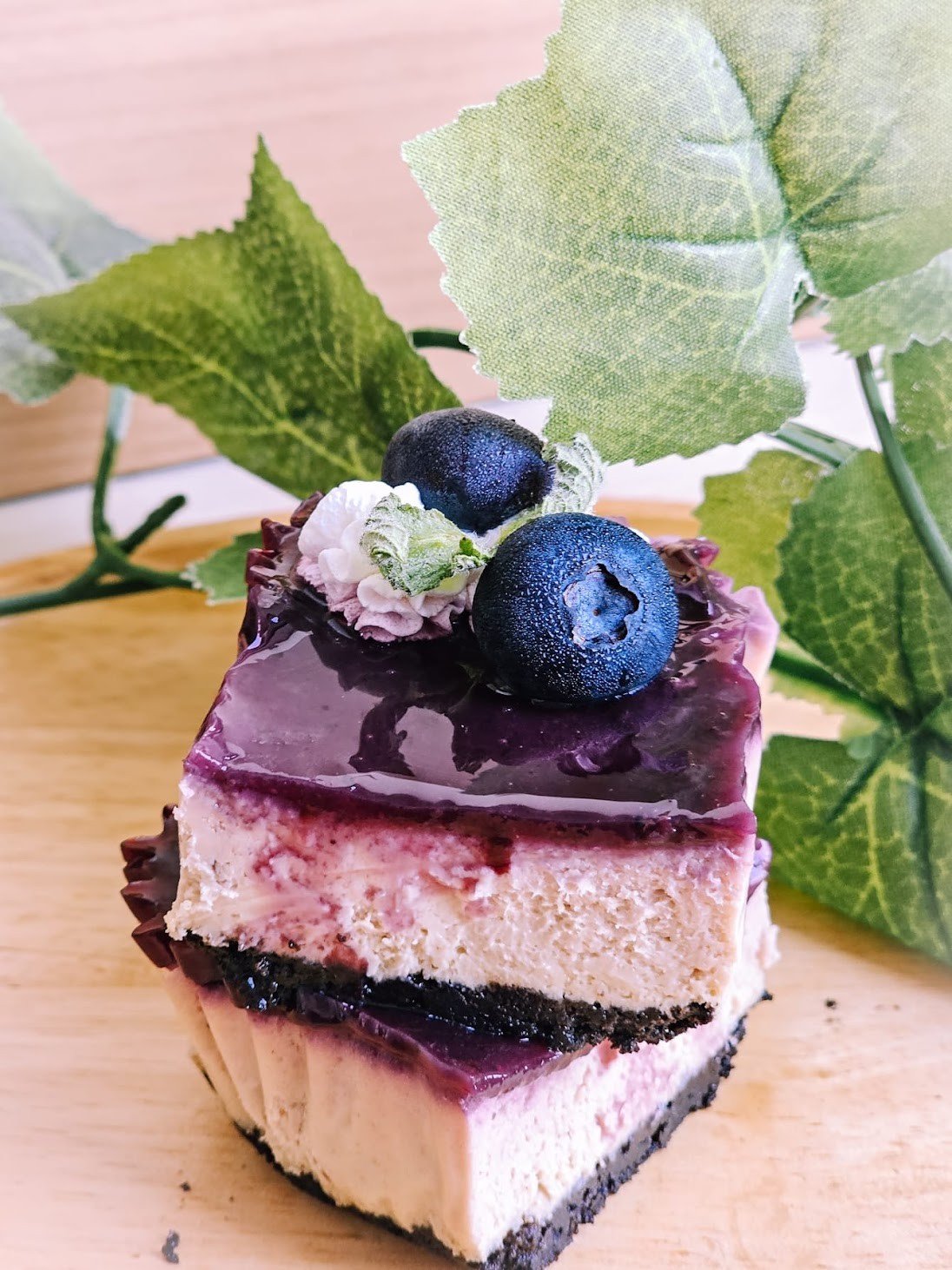 Blueberry Oreo Cheesecake