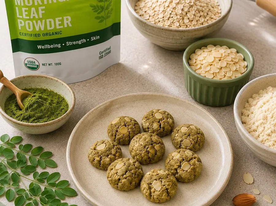 Moringa Almond Oat Cookie