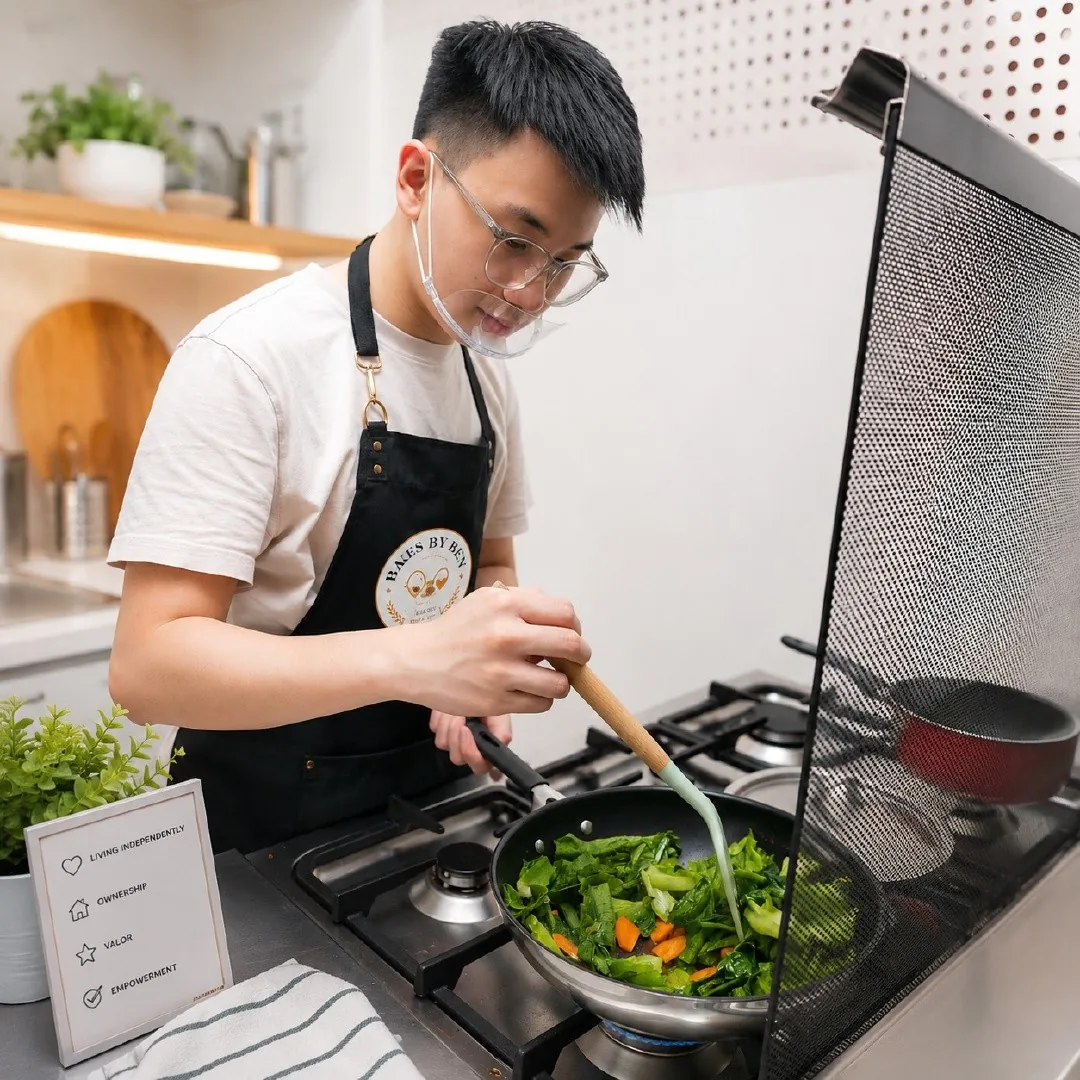 Kitchen cooking photo from our program section